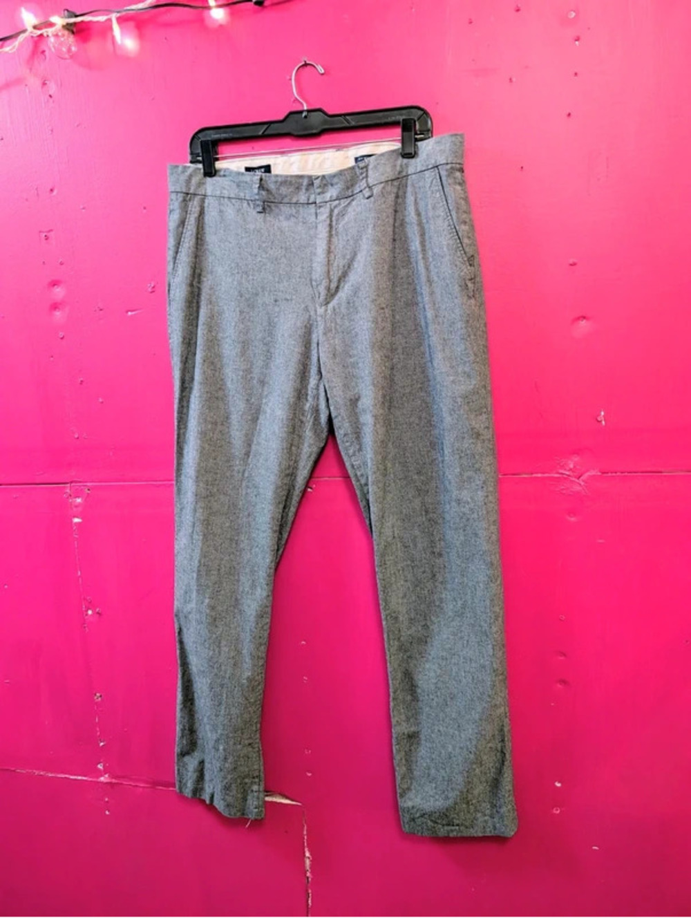 J.Crew Gray Slim Bedford Pants W34 L34